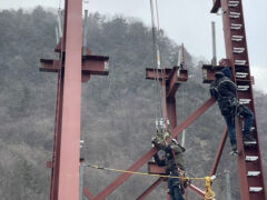 🚧❄️門構解体工事2日目！強風と雪の中での作業💨🧊