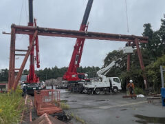 🏗️橋型クレーン解体工事 — 2日目（メイン作業）🦺✨